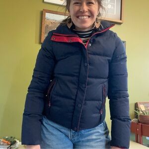 Navy Boden Puffer Coat